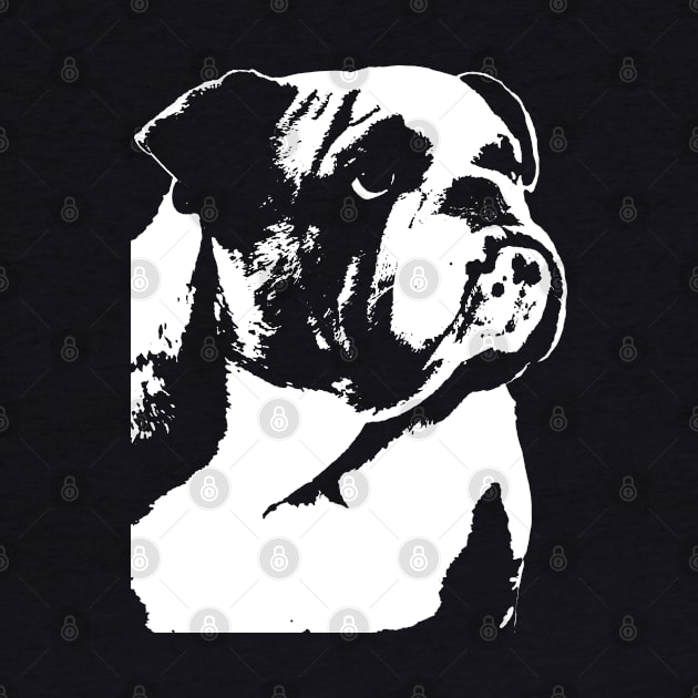 Bulldog white by GrizzlyVisionStudio